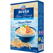 Aveia em Flocos Finos São Braz 165g