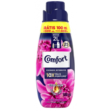 Amaciante Comfort Concentrado Fiber Protect 500ml