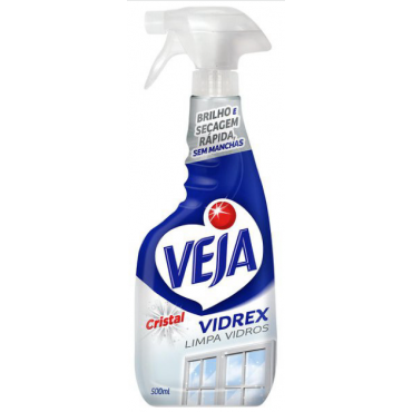 Limpador para Vidros Vidrex  Veja Aparelho cristal 500ml