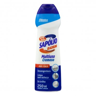 Saponáceo Cremoso Sapólio Clássico 250ml