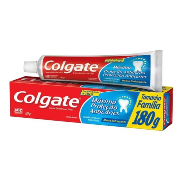 Creme Dental Colgate Máxima Proteção Menta Refrescante 180g