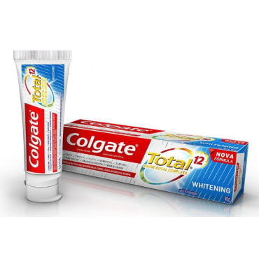 Creme Dental Colgate Total 12 Professional Whitening 90g