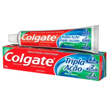 Creme Dental Colgate Tripla Ação Menta 180g