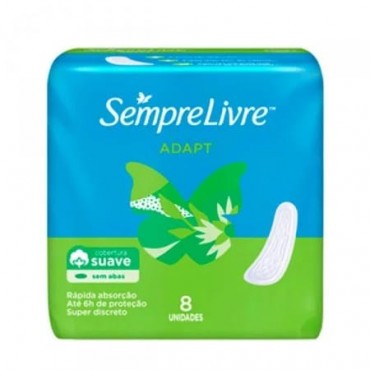 Abs. SempreLivre Adapt Suave Sem Abas 8Und.