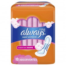 Absorvente Always Sem Abas Suave 8Und.