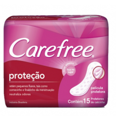 Absorvente Carefree Proteção Sem Fragrância 15und.