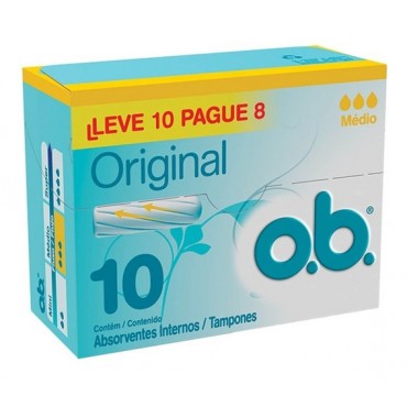 Absorventes Internos OB Medio 10und.