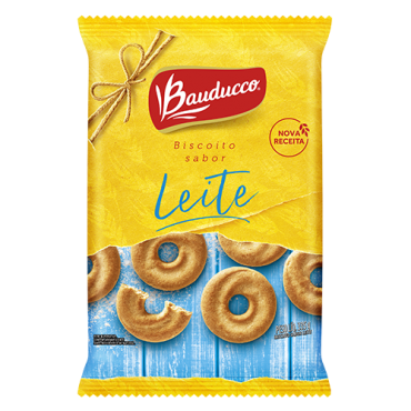 Biscoito Amanteigado Leite Bauducco 375g