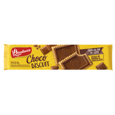 Biscoito Bauducco Choco Biscuit Ao Leite 80g