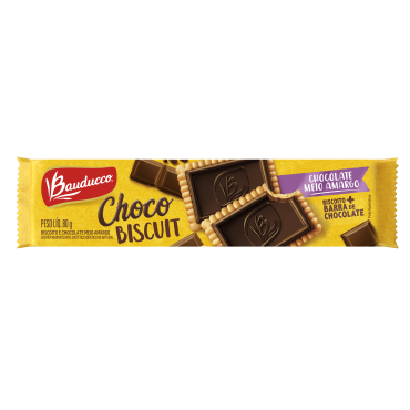 Biscoito Bauducco Choco Biscuit Meio Amargo 80g