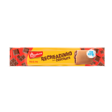 Biscoito Bauducco Recheadinho de Chocolate 112g
