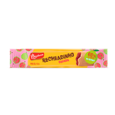 Biscoito Bauducco Recheadinho de Goiaba 112g