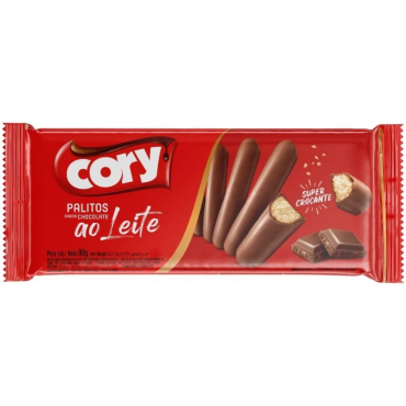 Biscoito Palitos Cory Chocolate ao Leite 68g