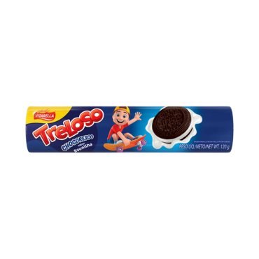 Biscoito Recheado Treloso Chocoresco Vitarella 120g