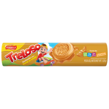 Biscoito Recheado Treloso Doce de Leite120g