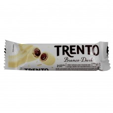 Wafer Rolinho Trento Branco Dark 32g
