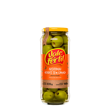 Azeitonas verdes sem Caroço Vale Fértil Vd 200g