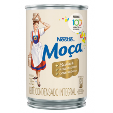 Leite Condensado Moça Lata integral 395g