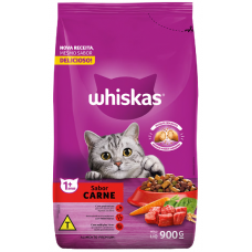 Ração Whiskas Carne 900g