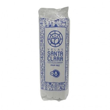 Velas Santa Clara Nº8 8unds.