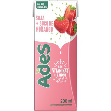 Suco Ades Sabor Morango 200ml