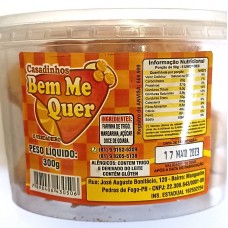 Biscoito Amanteigado Casadinhos Coração Bem Me Quer 300g