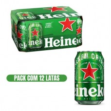 Cerveja Heineken 350ml Lata Pack 12und.