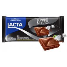 Barra de Chocolate ao Leite Diamante Negro 80g