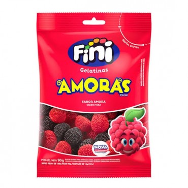 Bala De Gelatina Fini Amoras 90g