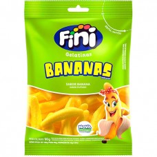 Bala De Gelatina Fini Bananas 90g