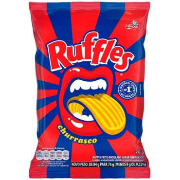 Batata Ruffles Churrasco 68g