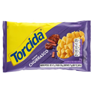 Salgadinho Torcida Sabor Churrasco 38g