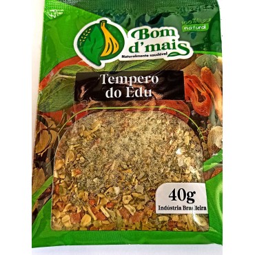Tempero Do Edu Bom D´mais 40g