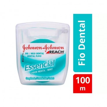 Fio Dental Jhonsons Essencial menta 100 Metros
