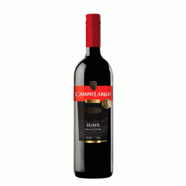 Vinho De Mesa Tinto Suave Campo Largo 750ml
