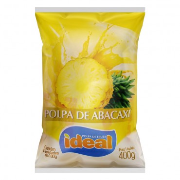 Polpa de Abacaxi Ideal 400g
