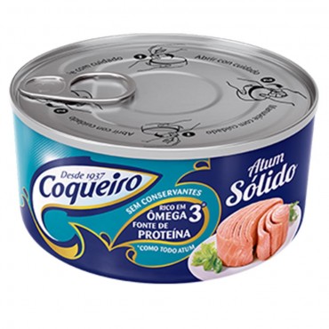 Atum Sólido Coqueiro em Óleo 170g