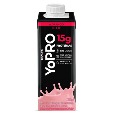 Bebida Láctea YoPRO Morango 15G de Proteina 250ml 