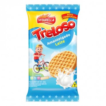 Biscoito Amanteigado Leite Treloso 330g