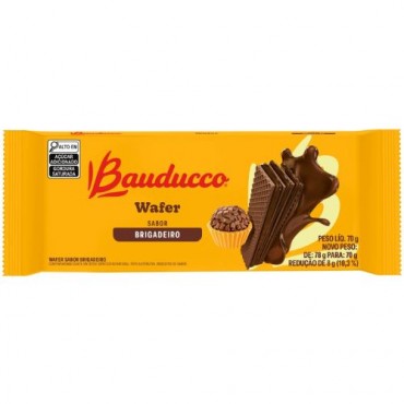 Biscoito Bauducco Wafer Brigadeiro 70g