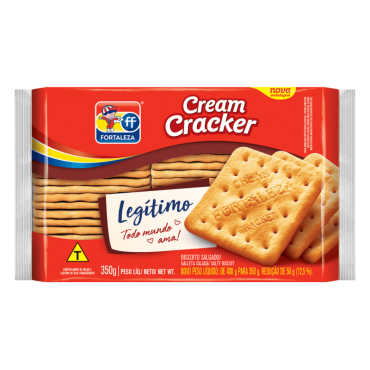 Biscoito Fortaleza Cream Cracker 350g