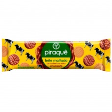 Biscoito Piraquê Leite Maltado Cobertura Chocolate 80g