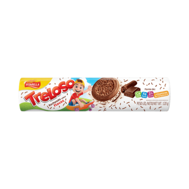 Biscoito Recheado Treloso Flocos 120g