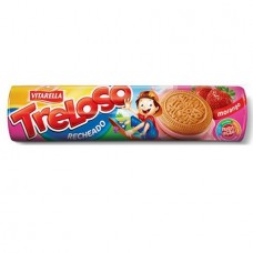 Biscoito Recheado Treloso Morango 120g