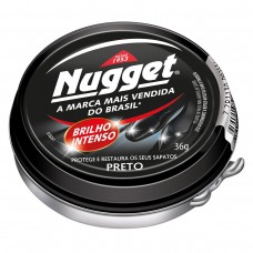 Cera para Calçados e Cintos Preta Nugget 36g 
