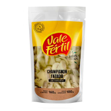 Champignon Vale Fértil Fatiado 100g