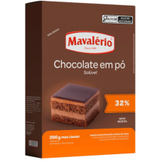 Chocolate em Pó Solúvel 32% 200g MAVALÉRIO