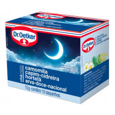 Chá Misto Camomila, Cidreira, Hortelã e Erva Doce Dr. Oetker 15g