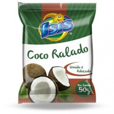Coco Ralado Isis Umido e Adoçado 50g