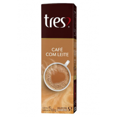 Café Com Leite 3 Corações 10 Cápsulas